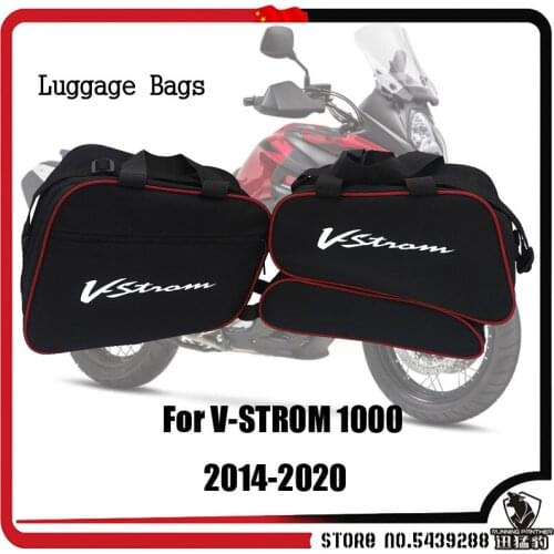 Motorcycle Trunk Saddlebag Saddle bags Liner Set For SUZUKI V-STROM DL1000 DL 1000 dl1000 2014 2015 2016 2017 2018 2019 2020