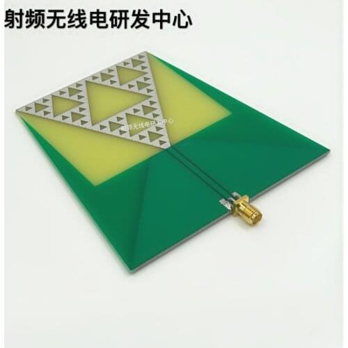 Portable UWB Mini Fractal Antenna Radio Frequency Multiband Signal Antenna Ultra wide band Antenna engineering