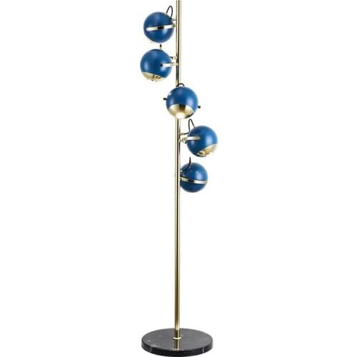 Postmodern creative ball floor lamp designer model room simple living room study bedroom bedside vertical lamp