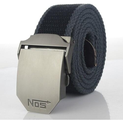 Unisex tactical belt Top quality 4 mm thick 3.8 cm wide casual canvas belt Outdoor Alloy Automatic buckle men Belt 110-160cm