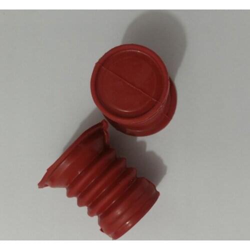 Washing machine drain valve end cap rubber seal