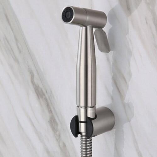 Handheld Toilet Bidet Sprayer Stainless Steel Cleaning Rinser Shower Head Kit Hand Sprayer Bathroom Cleaning Accessories