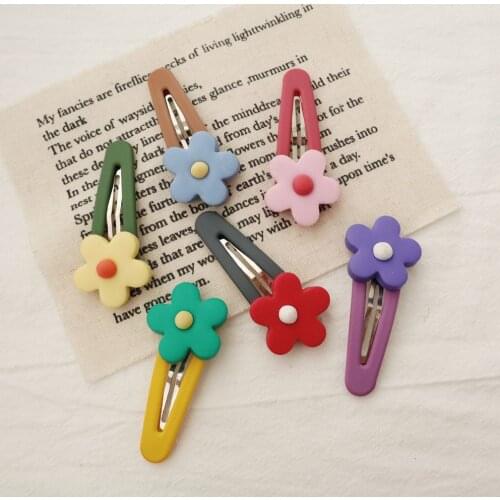 Resin Fashion 1pcs Geometric Hairgrip Hair Clips Flower Hair Clip Hairpins For Women Girls And Ladies Headwear Styling Tools
