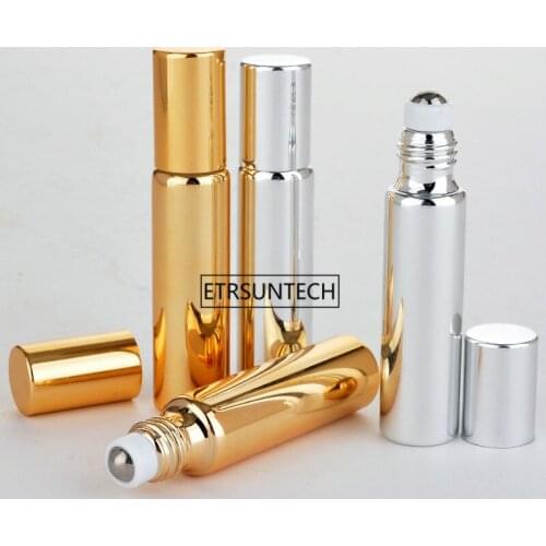 5ml 10ml Roll On Essential Oil Glass Bottles with Stainless Steel Roller Balls for Essential Oil Aromatherapy Perfume F2451