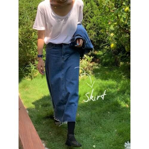 TINT ERA Denim Skirts For Women