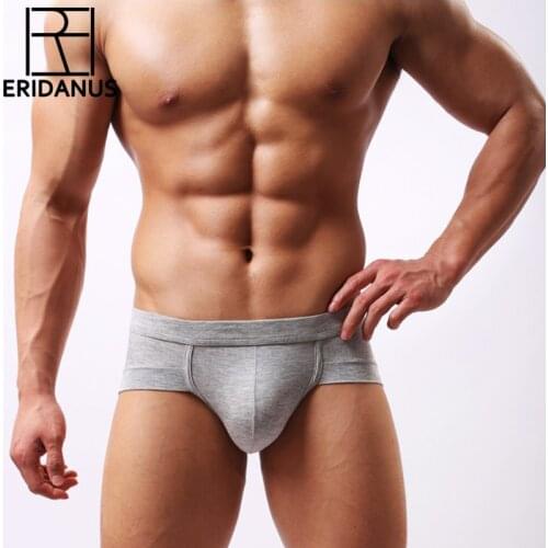 New Brand Mens Low Waist Briefs Sexy Modal U Convex Underwears Cotton Men Brief Underpants Shorts Cuecacalzoncillos Hombre M453