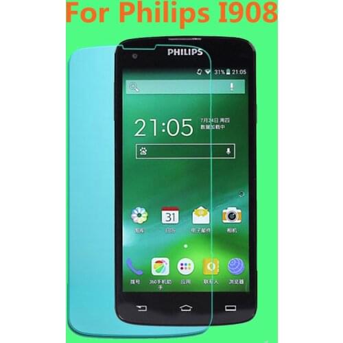 Original Tempered Glass For Philips Xenium I908 Screen Protector Toughened protective film For Philips I908 Glass