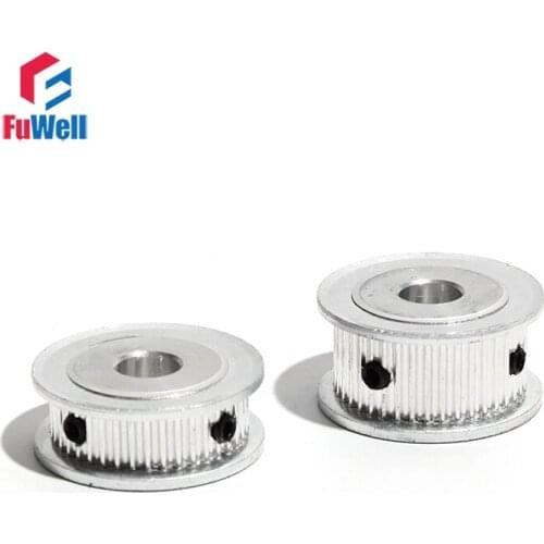 Timing Pulley 2GT-55T Aluminum Alloy 55Teeth Gear Pulley 6/6.35/10/12/14/15mm Bore 7mm/11mm Belt Width GT2 Transmission Pulley