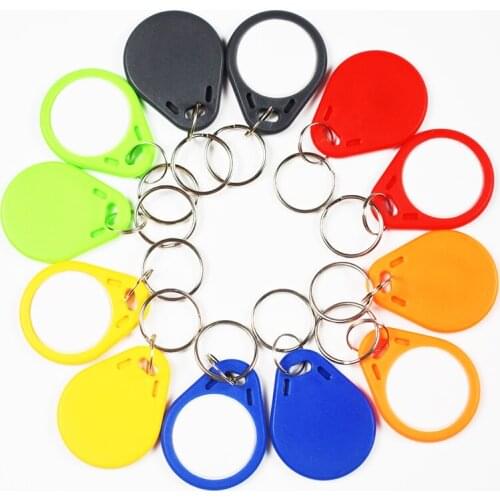 100pcs/Lot 125Khz Proximity RFID EM4305 T5577 Smart Card Read and Rewriteable Token Tag Keyfobs Keychains Access Control