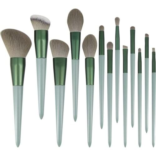 13PCS/Set Makeup Brushes Eyeshadow Blending Powder Foundation Eyebrow Brushes Eye Cosmetic Tools