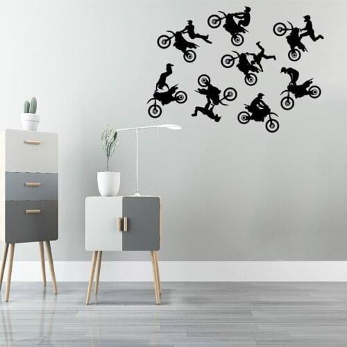 8 Piece Wall Art Sticker Poster For Living Room Bedroom Decoration Decals Wallpaper Mural Wall Stickers PW565