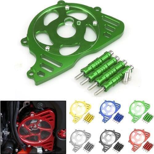 Motorbike CNC Aluminum Front Sprocket Chain Guard Cover Left Side Engine For KAWASAKI Z1000 Z1000SX