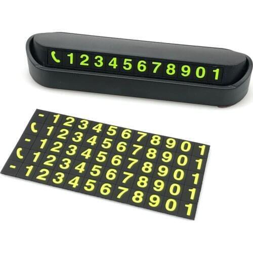 Car Styling Temporary Parking Card For Renault Espace Twingo Clio ZOE Kwid SYMBIOZ ARKANA Duster EZ-PRO Lodgy Alpine A110