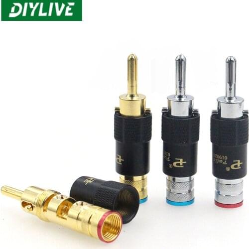 Budweiser PS-109 Self-Lock Speaker Speaker Speaker Plug Banana Head Speaker Cable Terminals