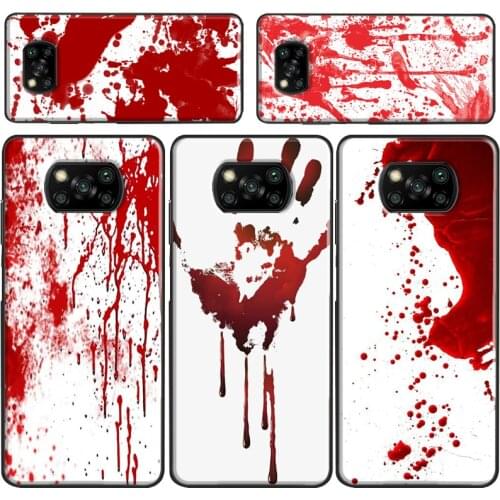 Bloody Blood Hand Case For Xiaomi Redmi Note 8 9 Pro A 9C 8T 9S Poco X3 Redmi K30 Ultra Mi Note 10 Lite 9T
