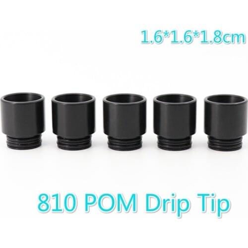 Authentic FATUBE 5PCS 810 POM drip tip POM Pipette Dripper Straw joint
