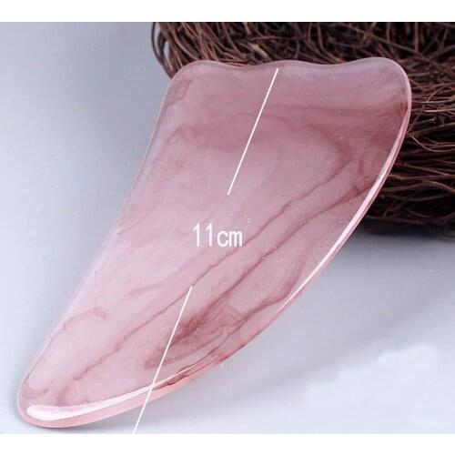 Resin Guasha Scraping Massage Scraper Face Neck Skin Massager Acupuncture Gua Sha Board Acupoint Face Eye Care SPA Massage Tool