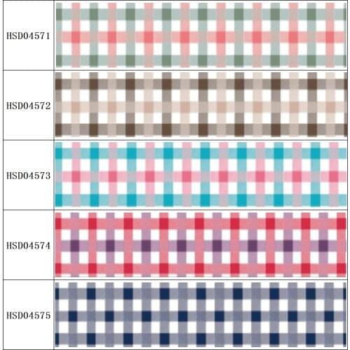 22MM 25MM 38MM 50MM 75mm Printed Pattern on Grosgrain Ribbon for diy ribbon