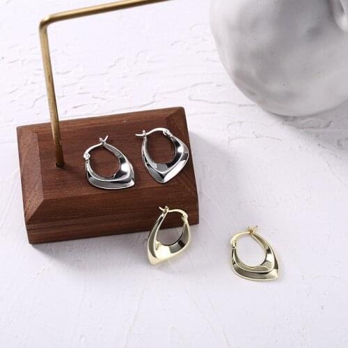 S925 Silver Drop Earrings for Women Geometry Classic Creative Minimalist Earrings Hypoallergenic Jewelry Accessories
