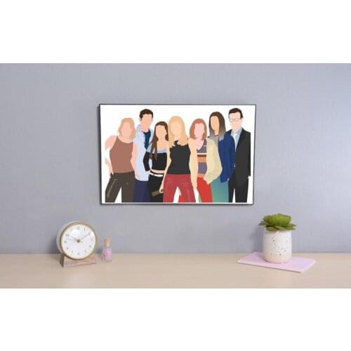 Self-adhesive Wall Stickers Buffy The Vampire Slayer Poster Wall Art Poster Wall Picture For Living Room Home Decor