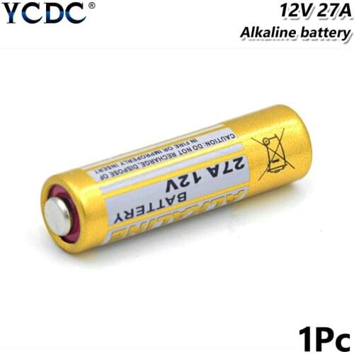 1PC 12V 27A Alkaline Batteries A27 L828 For Remote Car Keys Doorbell V27GA EL812 G27A MN27 MS27