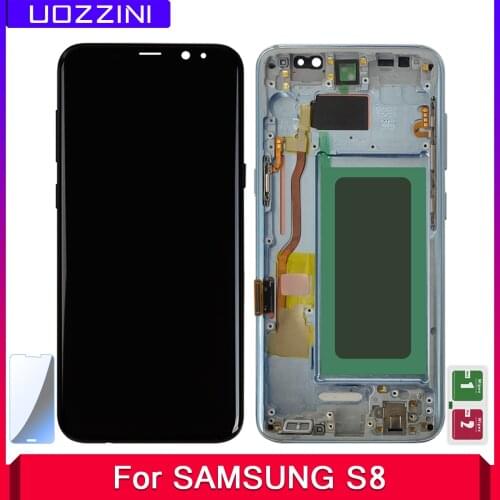 Super AMOLED New LCD For Samsung Galaxy S8/ S8 Plus G950/ G955 G955F G955A G955T Display Touch Screen Assembly Repair Parts