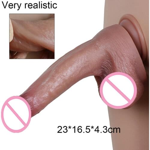Super Skin Soft Big Suction Cup Dildo Realistic Slicone Male Artificial Penis Dick Woman Masturbator Adult Sex Toys women Dildos