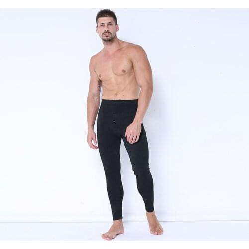 Warm Long Johns Leggings Pants High Quality Winter Men Long Johns Cotton Thermal Underwear Men