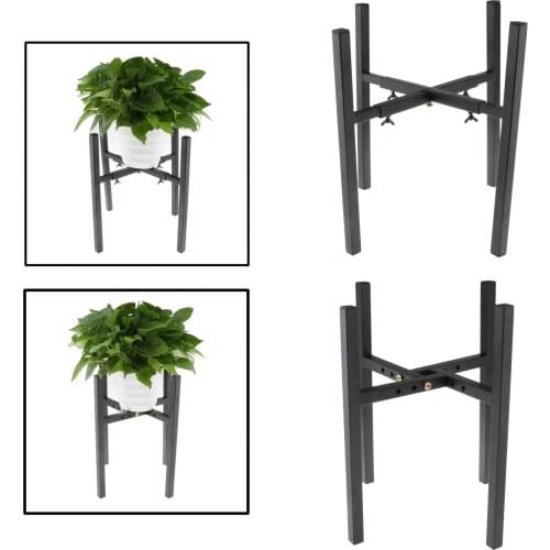 Solid Plants Stand Folding Flower Pot Holder Anti-Slip Flowerpot Display Rack