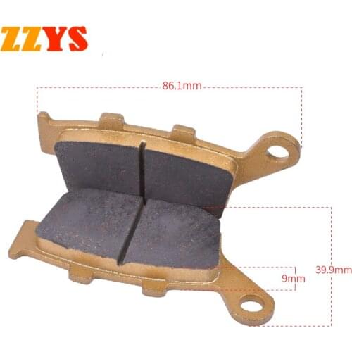 Rear Brake Pads For Honda CBR250RR CBR250 CBR300 CBR300F CBR300R 2014-2019 2018 CMX300 Rebel CMX CBR 250 300 CB500X CB500 CB 500