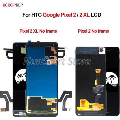 5.0" For HTC Google Pixel 2 LCD 6.0" For HTC Google Pixel 2 XL 2XL lcd Display Touch Screen Digitizer Assembly 100% Tested