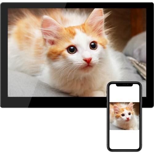 10 inch WiFi Digital Picture Frame, Email Photos from Anywhere, Touch Screen Display, Effortless One Minute Setup - Perfect Gift