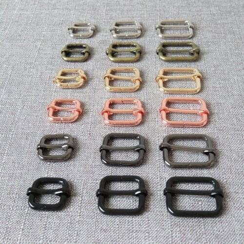 10 PCS 15mm 20mm 25mm 32mm 38mm Metal Belt Buckle Adjuster Slider Hardware Bag Handbag Pet Dog Collar Sewing Garment Accessory