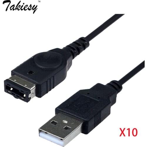 10PCS USB charger Lead for Nintendo DS NDS GBA SP Charging Cable Cord for Game Boy Advance SP