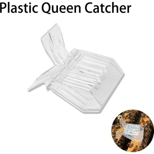 20PCS| Plastic Bee Queen Catcher Colorless Clear Plastic Clip Cage Beekeeping Equipment Tool Apiculture implement