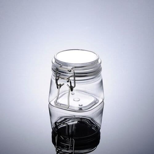 200G plastic PET bottle jar pot for mask cream/gel/facial scrub/body/moisturizer cleaning skin care cosmetic packing container