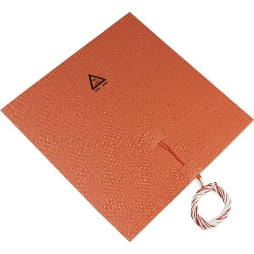 400*400mm 220V 600W Silicone Rubber Heating Pad For 3D Printer Heating Bed
