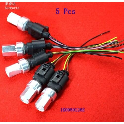 5 Pcs Genuine AG Air Con Pressure Switch Sensor For Golf Polo Bora Model 1K0 959 126 E