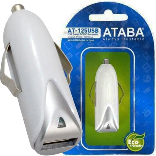 ATABA HORSE-125 USB 12V GRŞ.5 VOLT 1000 MA CAR CIGARETTE LIGHTER USB CHARGER