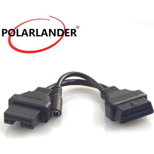 Car diagnostic Adapter auto scanner cables for Mitsubishi 12pin to 16pin OBD2 cable Service Diagnostic connector