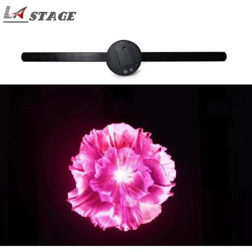 Free Shipping Big Fan 60CM LED 3D Fan Player Hologram Projector Led Portable Holographic Display