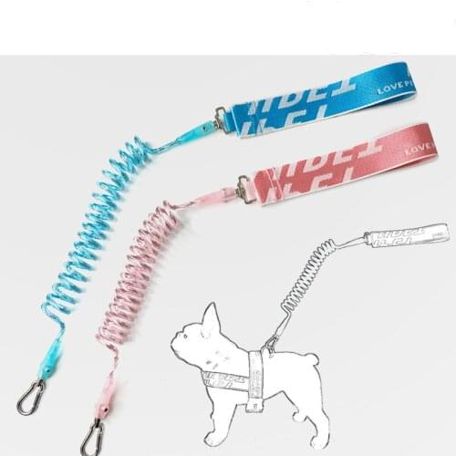Stretch Leash For Pet French Bulldog Teddy Small Medium Sized Dog Collar Puppy Walking Leash Schnauzer Pet Cat Products Collar