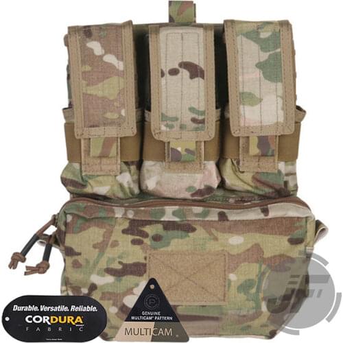 Emerson Tactical MOLLE Assault Pack Panel EmersonGear Plate Carrier Back Bag w/ M4 M16 Magazine Pouch for CPC NCPC AVS Vest