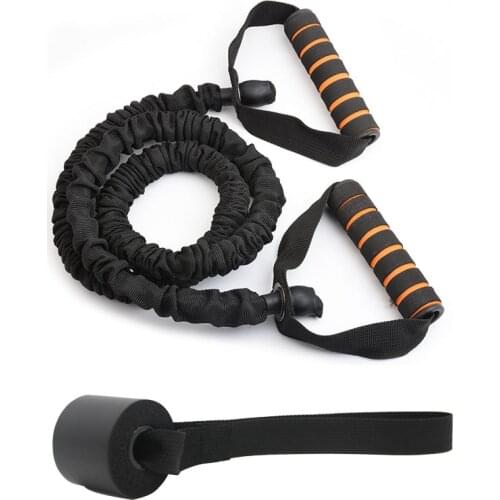 Resistance Bands crossfit set Door Pedal Fitness training Strength Rubber Tube Latex Yoga bodybuilding Muscle Exercise Pull Rope