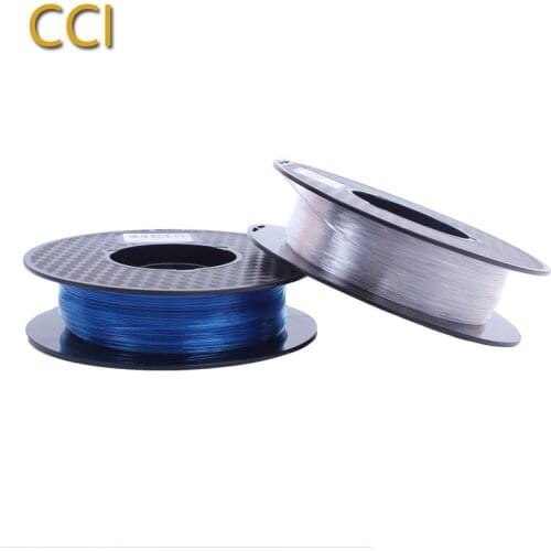 3d printer filament petg material petg 1.75 mm printer petg filament 0.5kg transparent blue and white petg 500g
