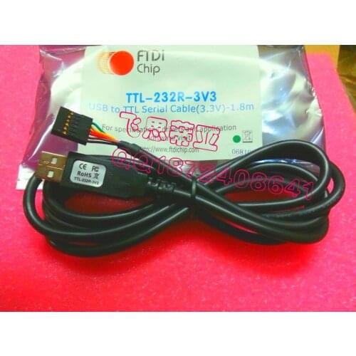 FTDI Spot usB data lines TTL-232R-3V3 serial converter USB cable / IEEE 1394 cable USB Embedded Serial Conv 3V3 0.1 "Hdr