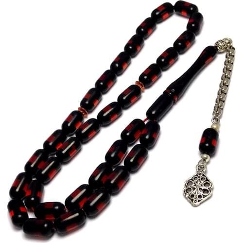 Islamic Tasbih Muslim Rosary Beads 33 Prayer Rosary For Men Bracelet For Men Accessory amber oltu amber stone Handmade Turkey