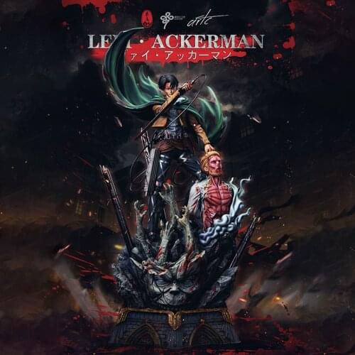 LC Attacking Giant Levi·Ackerman GK Resin Limited 1/6 Statue Figure