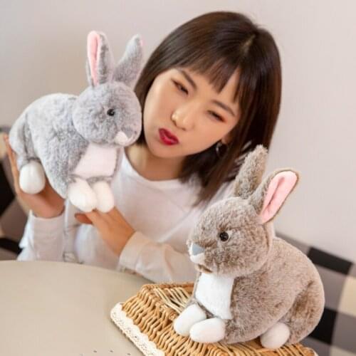 Lovely rabbit plush toy simulation rabbit soft doll kids toy birthday gift b1880