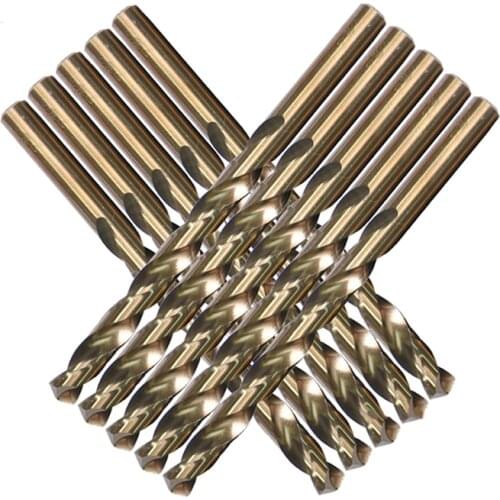 M35 Cobalt Drill Bit Set,HSS-CO Drill Set 1.0-10MM, for Drilling on Hardened Steel, Cast Iron & Stainless Steel